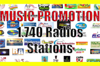 send your music to 1740 radio stations