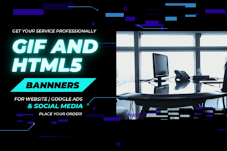 create html5 static and animated banner