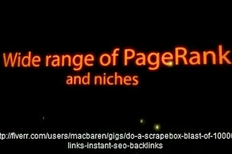 make 25000 blog comment SEO backlinks