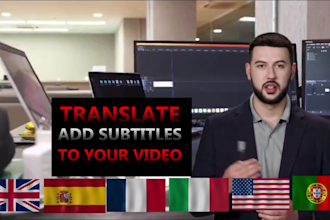 video captioning fluent translation in english italian spanish french and german