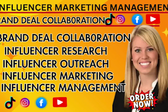 manage influencer marketing research strategy brand instagam collaboration deal