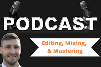 edit, fix, mix, and master your podcast audio file