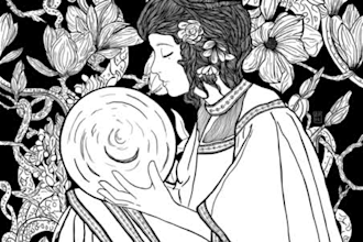 create portrait or posters in my fantasy art nouveau style