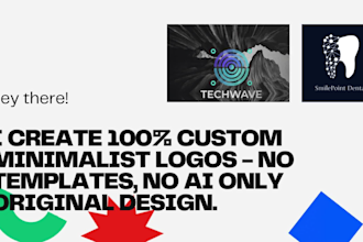 design a custom minimalist logo for your business or startup