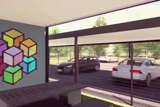 do 3d resort park, urban park, landscape and outdoor parking garage design