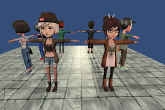 do 3d modeling, model optimization, game environment, uv mapping, and uv unwrap