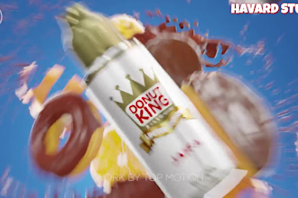 3d soda animation with cinematic water simulation 3d amazon animation video ads