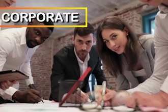 create an commercial marketing explainer video in 24h