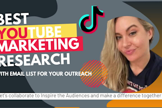 find unique tiktok influencers with valid lists for marketing research outreach