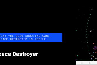 make a space destroyer android game for you