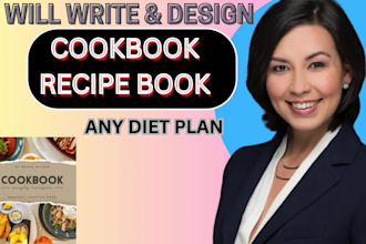 write cookbook recipes book meal diet plan cookbook formatting cookbook design