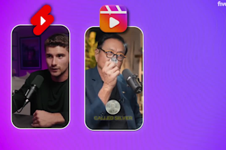 short video editing for youtube shorts, vlog, podcast, tik tok video editing