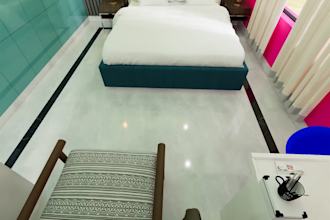 design modern bedroom interior with realistic 3d rendering