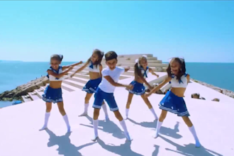 do great kids dance, kid group afrobeat dance to promote your music
