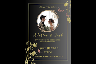 create weddings invitation cards