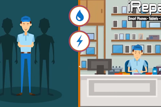 make cell phone and tablet repair explainer promo video