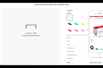 design 3d furniture 3d table on zakeke kickflip customily threejs