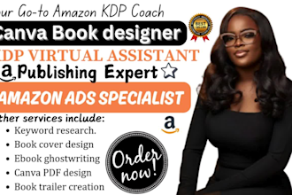 be your kdp virtual assistant, do book publishing, formatting expert, amazon ads