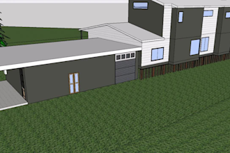 design 2d plan with 3d modal for your house in sketchup