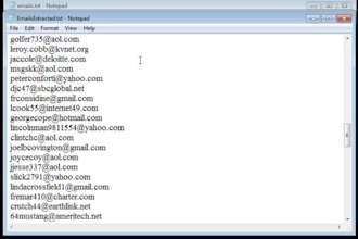 extract email or web addresses from a mess of text