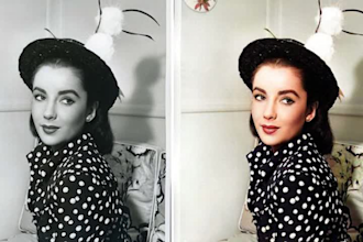 restore and colorize your old photos for an awesome present