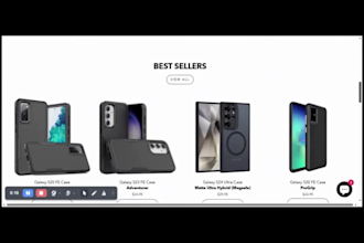 build phone accessories website phone case shopify store dropshipping website