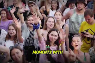 create stunning youtube video using stock footages