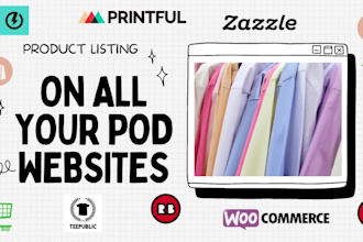 upload designs on your pod websites