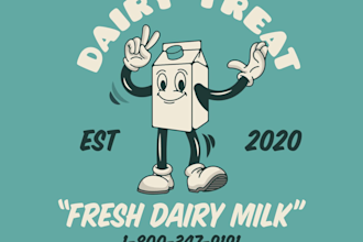do vintage mascot illustration
