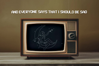 create genuine retro hand drawn lyric video