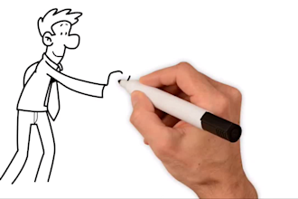 create a professional whiteboard animation video