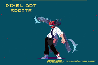 create pixel art animation and sprites for games