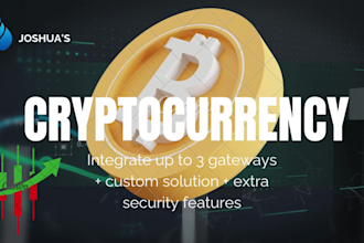 integrate bitcoin usdt or any crypto payment gateway in 48 hours