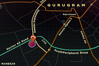 map animation motion graphics