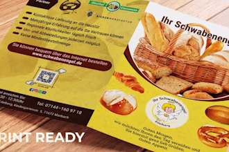 design trifold brochure, business brochure, product brochure