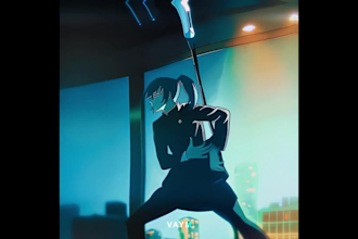 create an epic tiktok edit of your song and anime choice