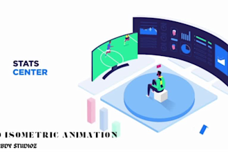 make 2d explainer animation, 2d isometric explainer video animation, saas video
