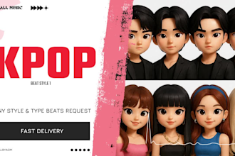 produce catchy kpop style beats