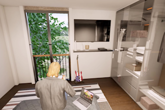 create 3d interior models and visualizations