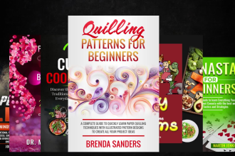 create a kindle book cover design or kdp book cover or cookbook cover