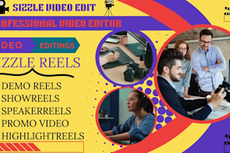 edit speaker reel showreel sizzle demo reel and highlight video editing reels