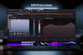 produce a professional edm or pop song for you