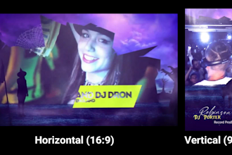 do halloween video nightclub dj party or event invitation