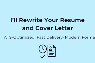 rewrite your resume and cover letter to get you hired