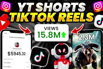 create cash cow youtube shorts, instagram reels, tiktok, facebook