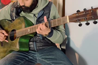 guide you through your guitar learning journey, online guitar lessons via zoom