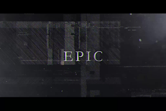 create epic cinematic promo trailer