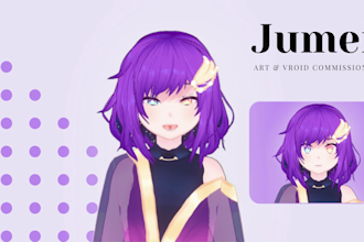 create a 3d avatar or vtuber model using vroid