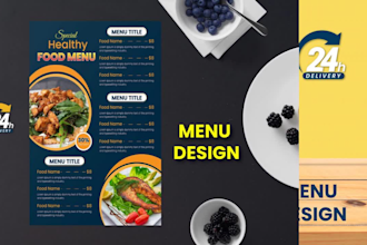 do flyer catalog bi fold or trifold brochure and menu design