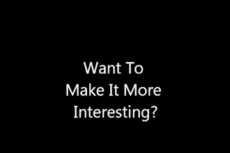 make a boring presentation more interesting